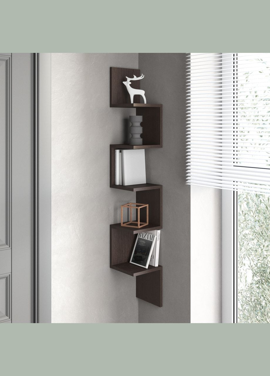 Полиця змійка, кутова настінна полиця M-9 VAYS (372655666)