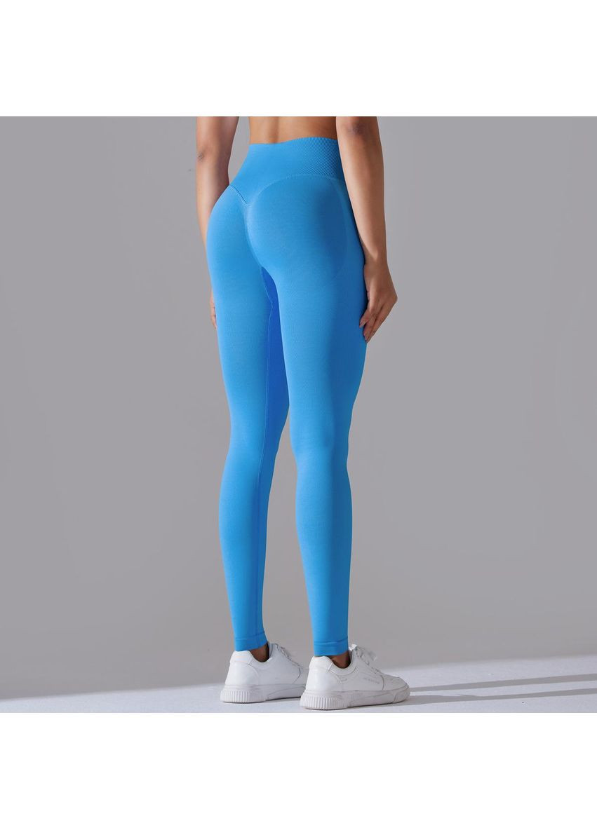 Лосини жіночі фітнес з ефектом push-up V-образним поясом No Brand (353302944)