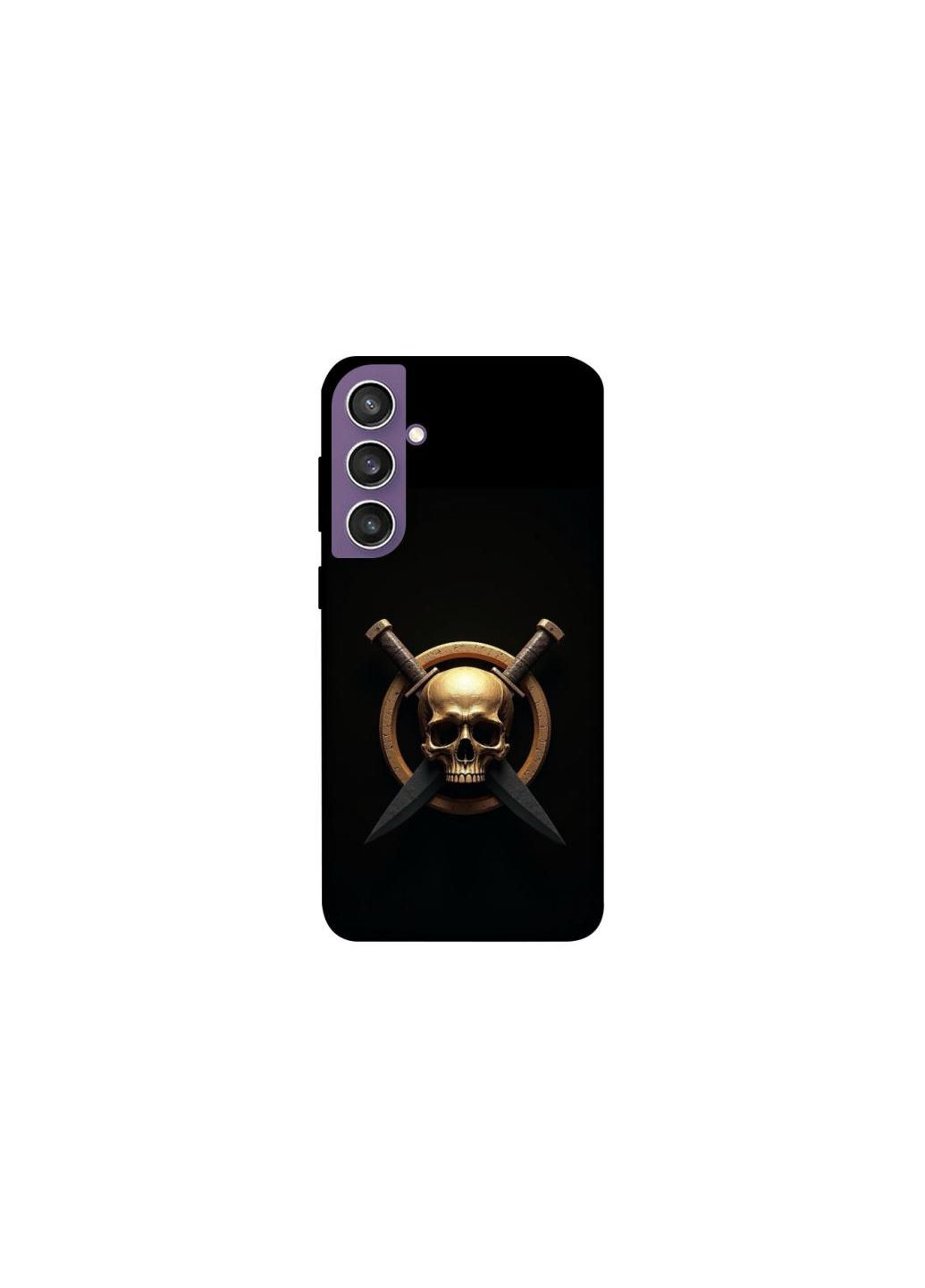Чехол на Samsung Galaxy S23 FE Golden Skull Frontalka (354205343)