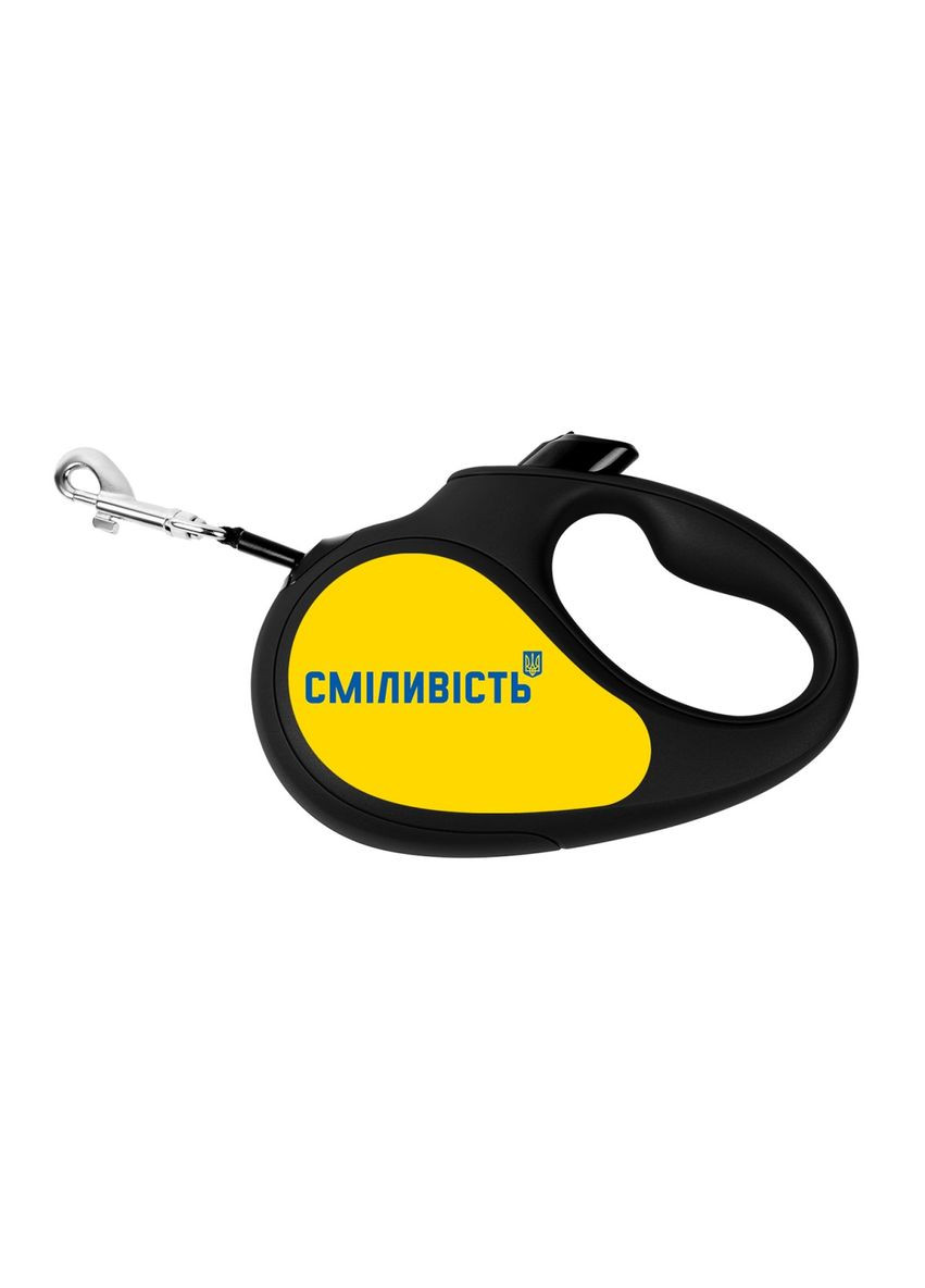 Поводок-рулетка для собак R-leash, рисунок "Калина", M, до 25 кг, 5 м, светоотражающая лента WAUDOG (279567981)