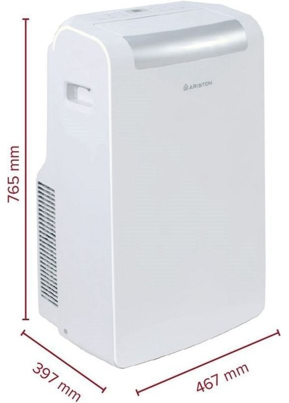 Кондиционер мобильный 3381428 Mobis Plus 10 20м2 on/off 10000BTU 3.1кВт A/- R290 белый ARISTON (363320987)