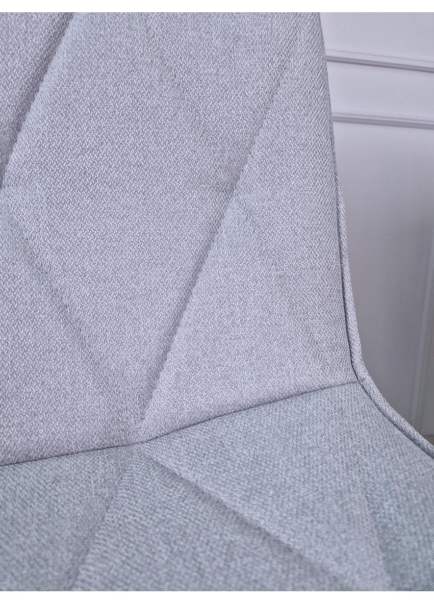 Стілець COREY TEX чорний каркас/світло-сірий тк. Intarsio (365461275)