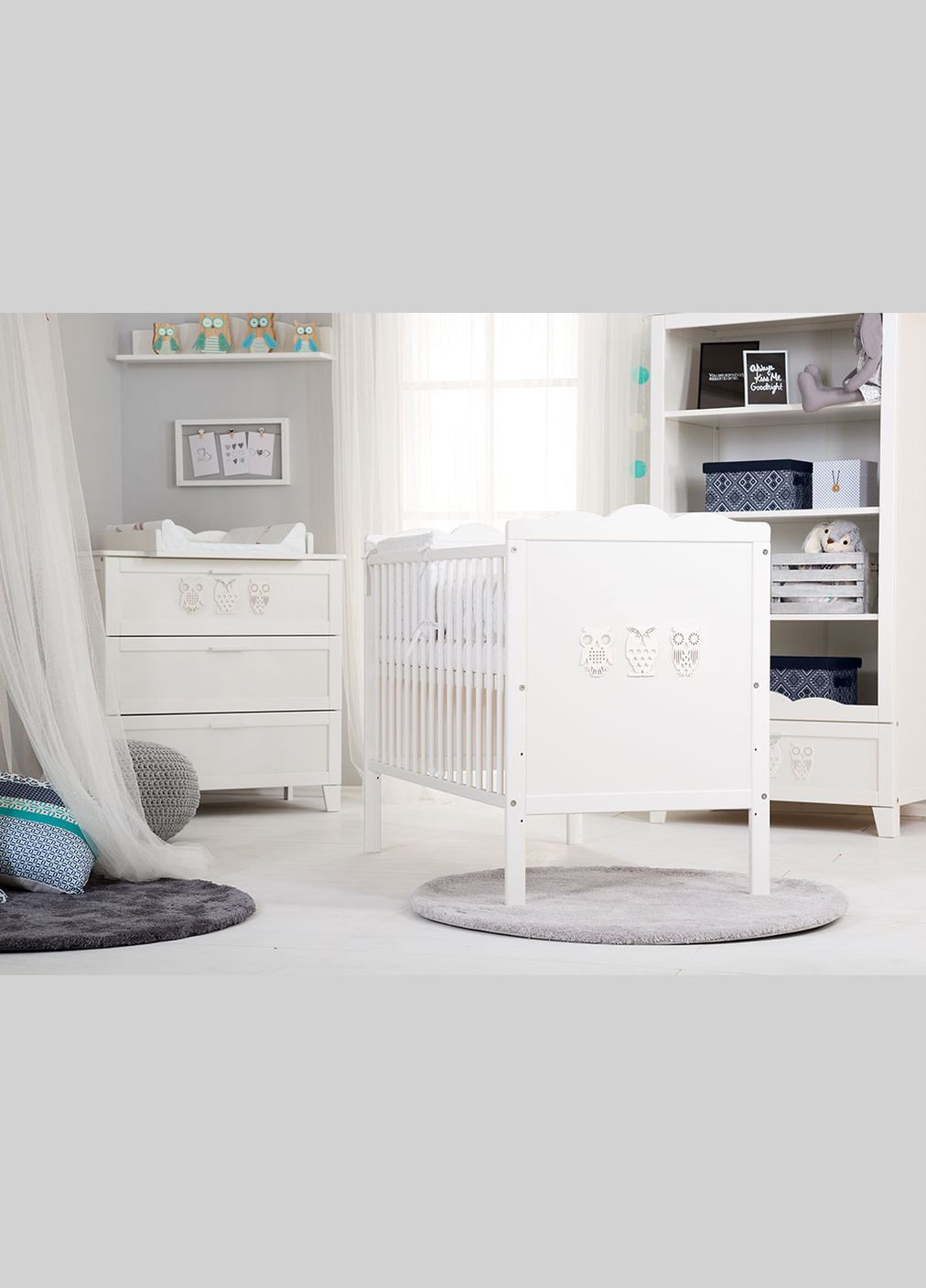 Детская кроватка MARSELL White 120х60 Klups (336383234)