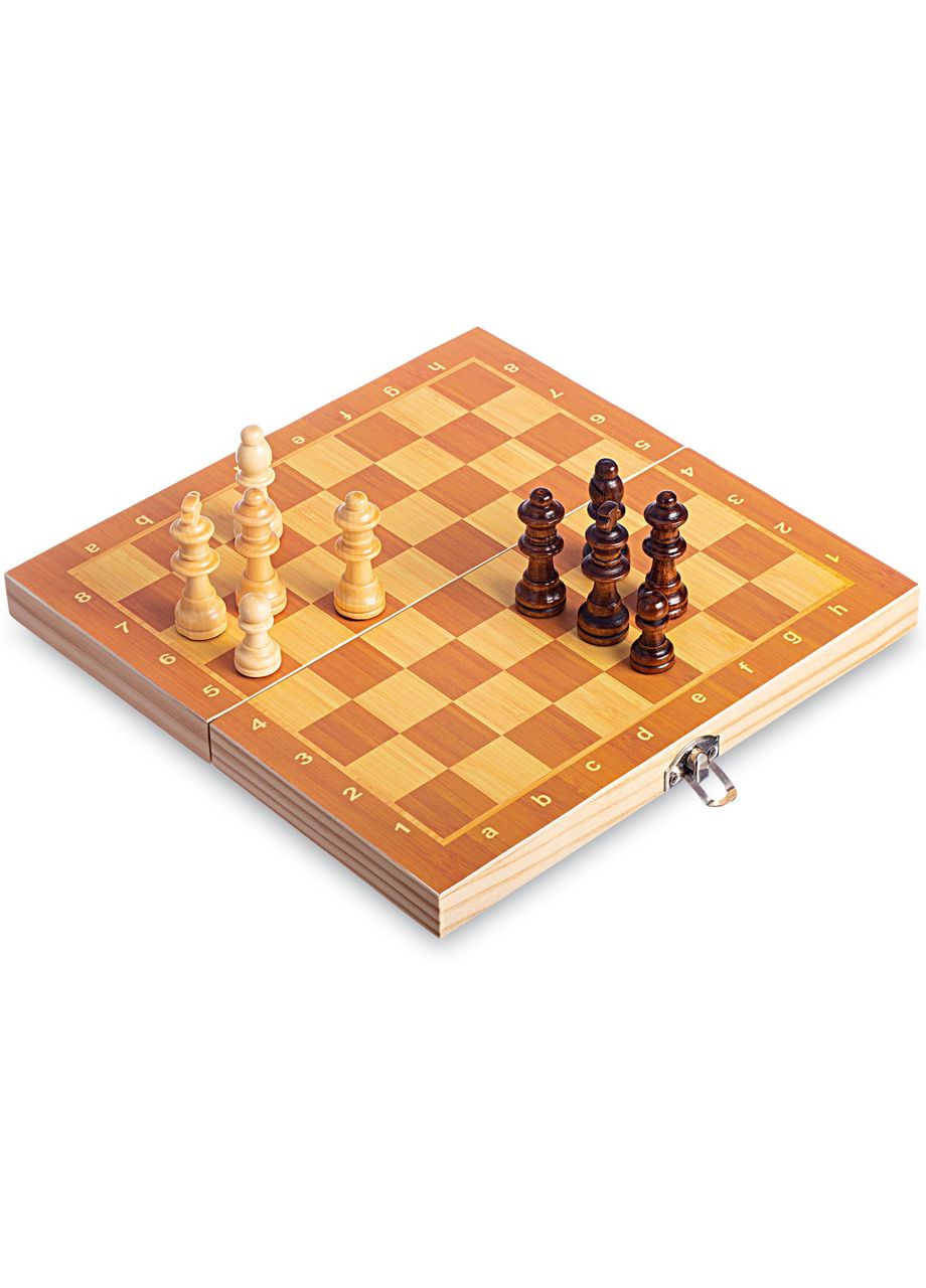 Шахи настільна гра дерев'яні на магнітах SP-W6701 (р-р дошки 24см x 24см) (W6701) SP-Sport (361438845)