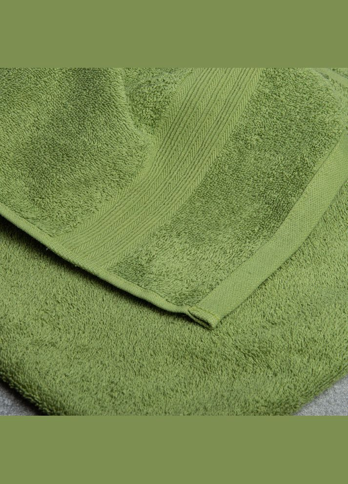 Полотенце махровое Идеал TM 70х140 см олива IDEIA оливковый