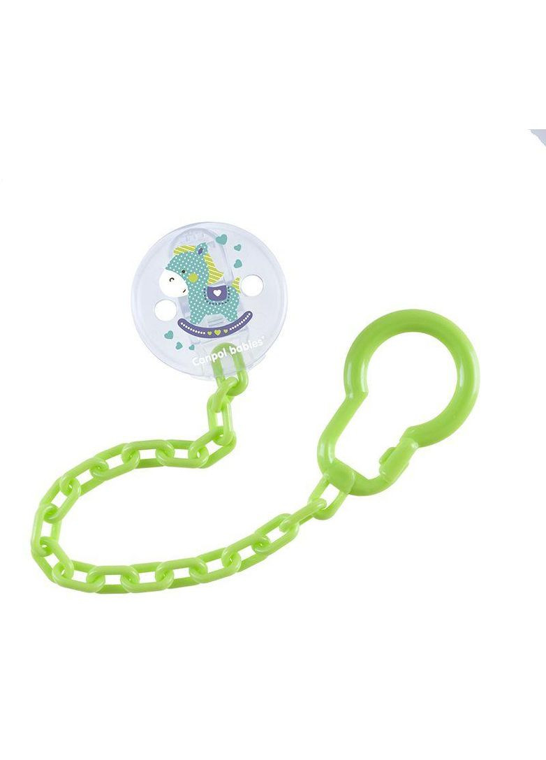 Ланцюжок до пустушки "Toys" Салатовий Canpol Babies (314950918)