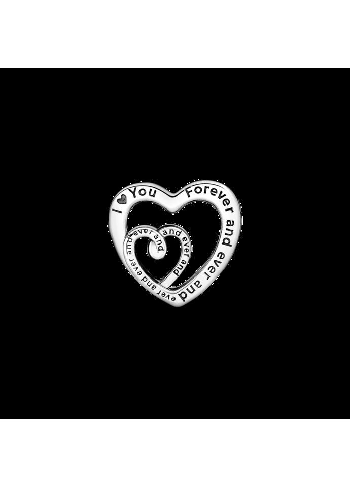 Серебряный Пандора "Бесконечные переплетенные сердца" 790800C00 Kabluchka (355344625)