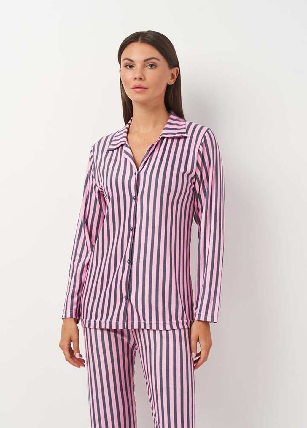 Рожева всесезон піжама сорочка + брюки BOYRAZ