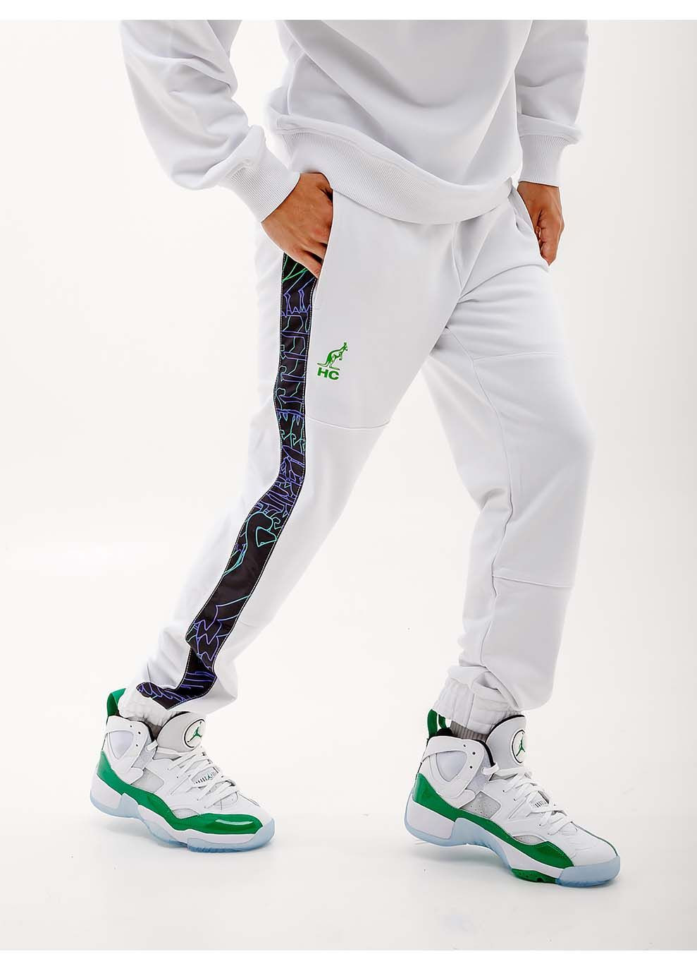 Чоловічі Штани FLOWING FILE FLEECE TROUSERS Білий Australian (367600970)