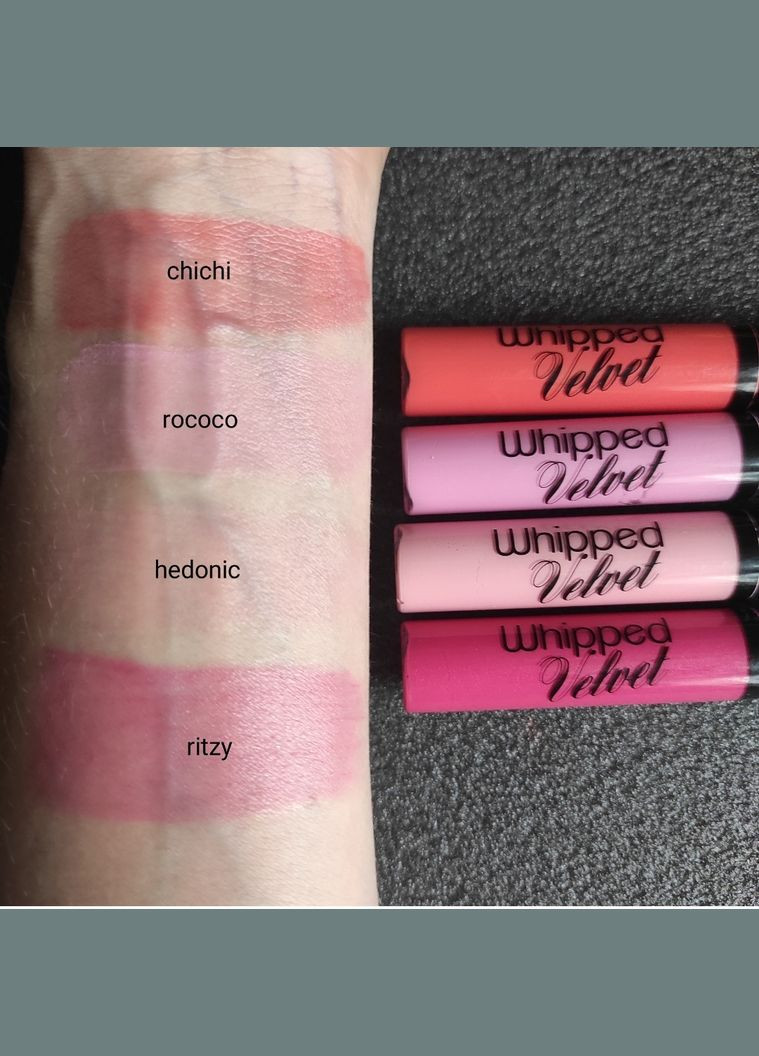Полупрозрачная помада MUA LUXE Whipped Velvet Lips - Ritzy MUA Makeup Academy (299484969)