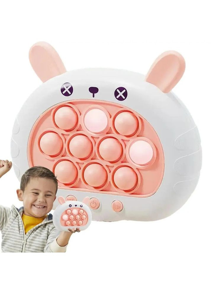 Електронна приставка консоль Quick Push Game приставка гри Pop It Антистрес-так іграшка Rabbit (Кольор: No Brand (365721549)