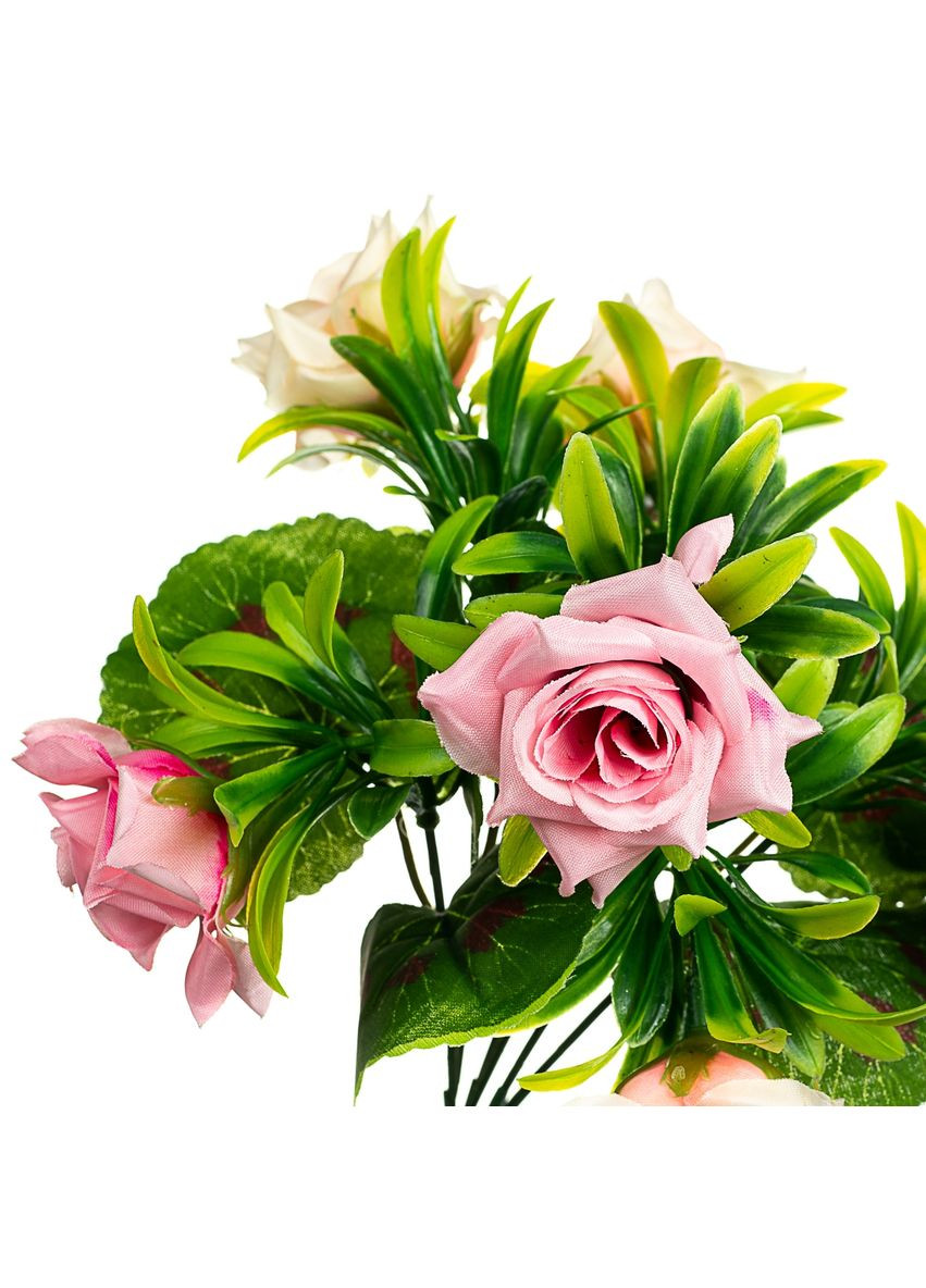 Букет Троянди, рожевий, 32 см No Brand (329142052)