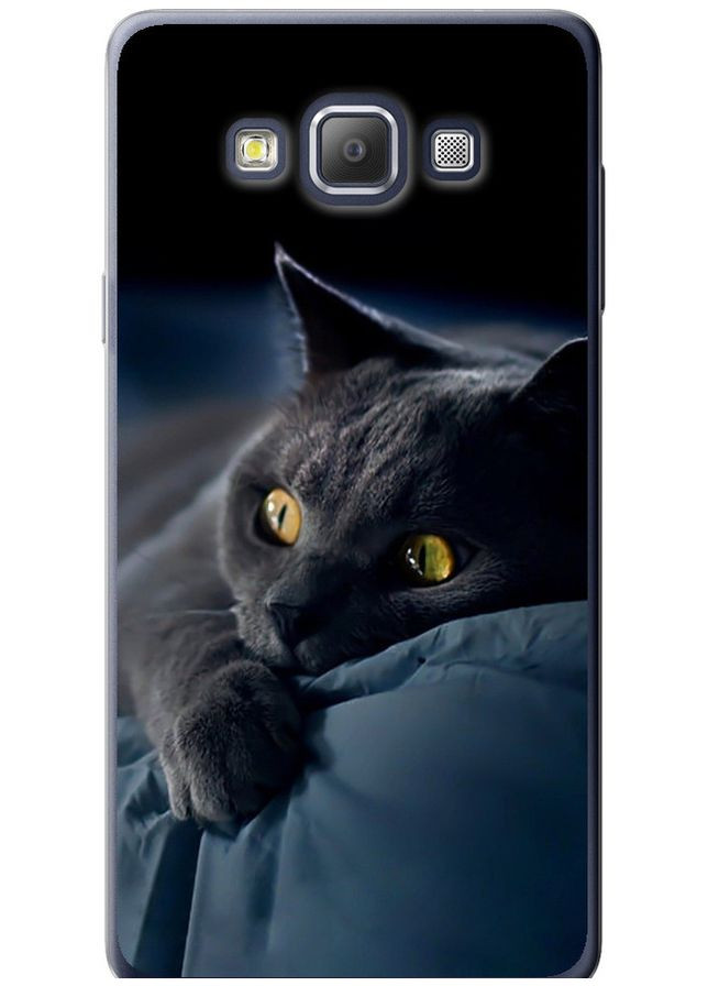 Силиконовый чехол 'Дымчатый кот' для Endorphone Samsung Galaxy A7 A700H (308861602)