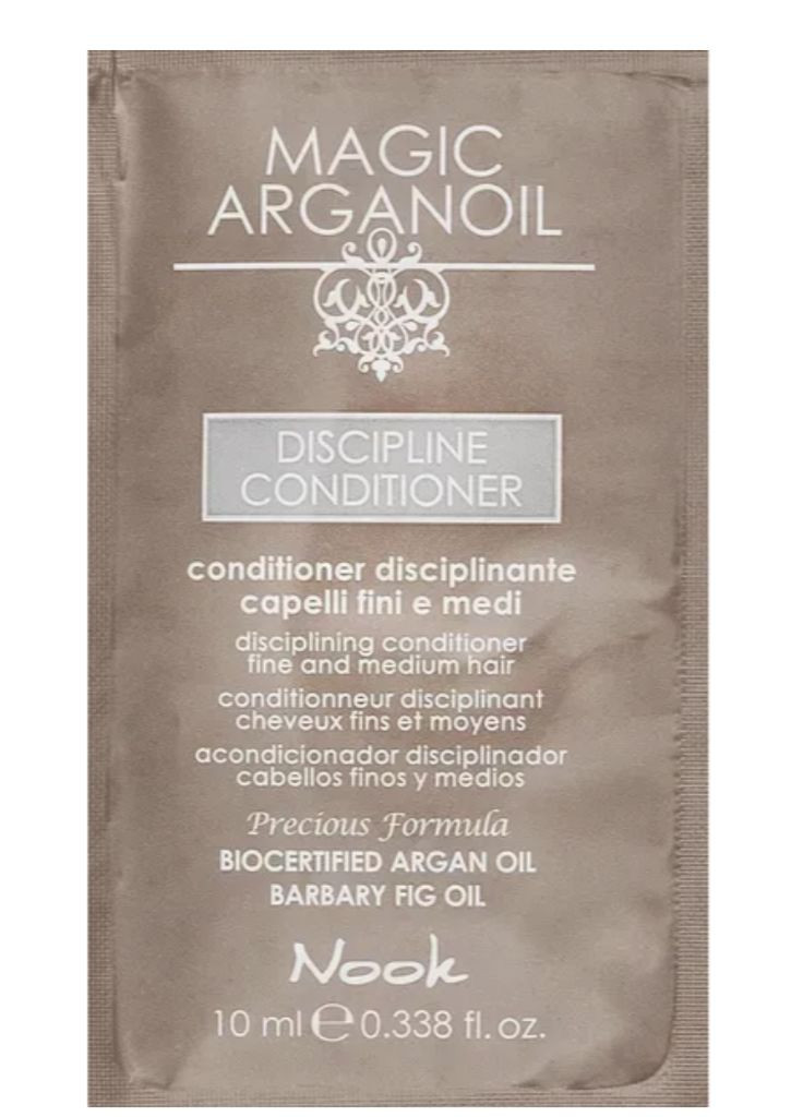 Кондиционер для гладкости тонких и нормальных волос DISCIPLINE 10 мл Nook (331905079)