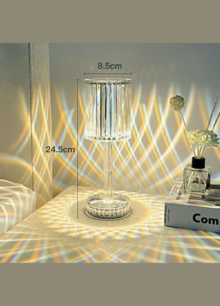 Настільна лампа-нічник K4 з пультом RGB Нічник Rose Diamond Table Lamp VHG (338221057)