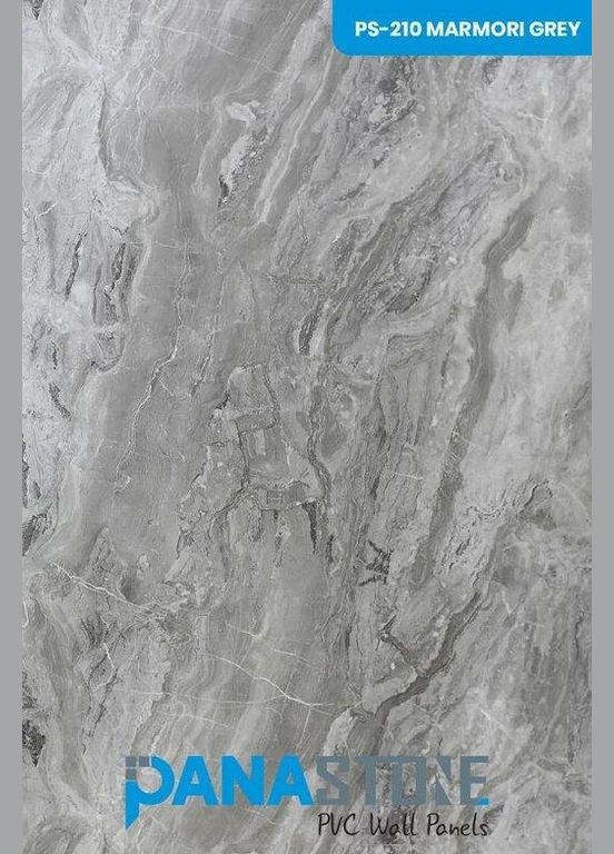 Стінова панель глянець 1220х2800 мм MARMORI GREY PS-210 Panastone (341721601)