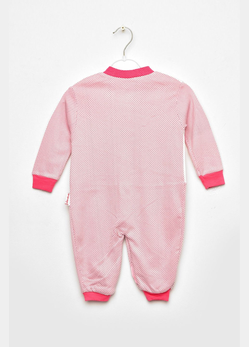 Человечек детский для девочки розового цвета с шапочкой Let's Shop (330223410)