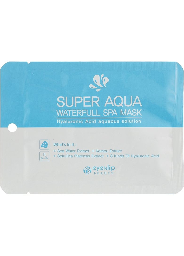 Eyenlip Зволожувальна маска для обличчя Super Aqua Waterfull Spa Mask 25ml (2-993477) — Крем, Південна Корея (369794602)