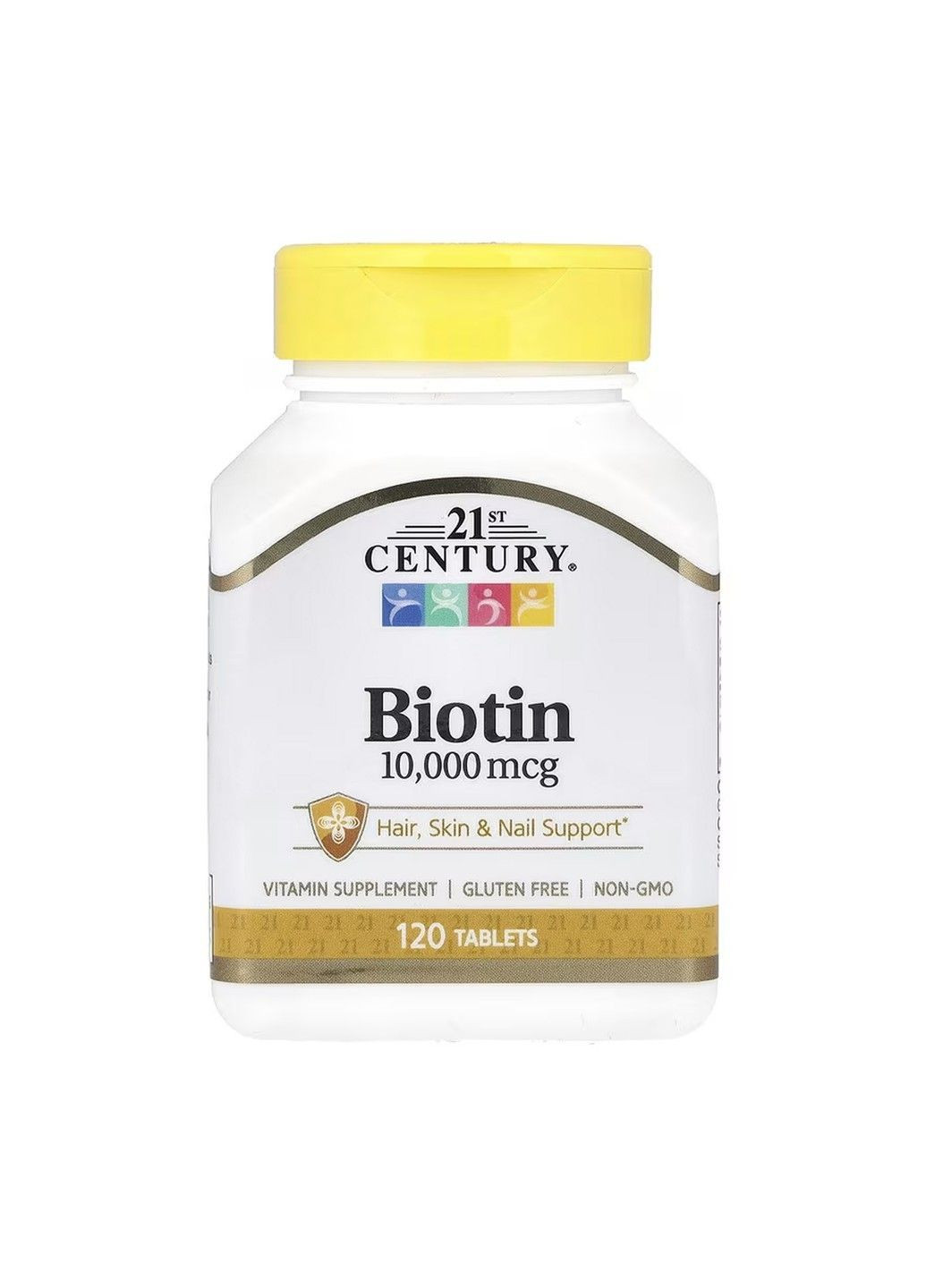 , біотин, 10 000 мкг, 120 таблеток 21st Century (366892545)