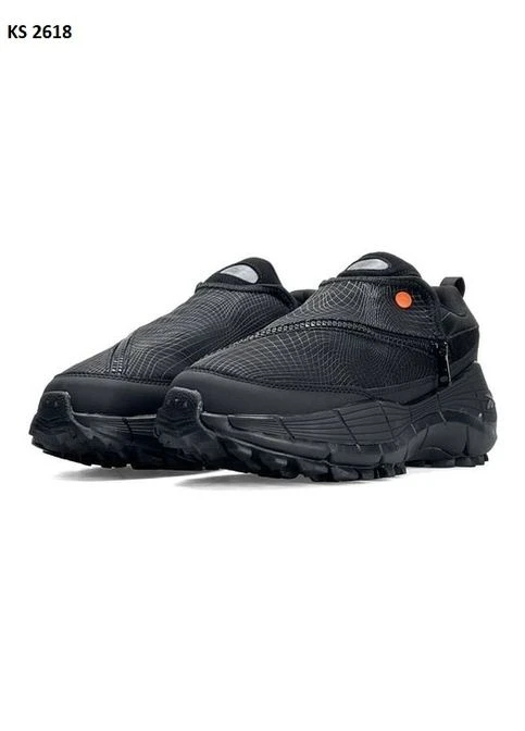 Черные летние кроссовки reebok zig kinetica 2.5 edge x spyder black orange рибок зиг едж No Brand