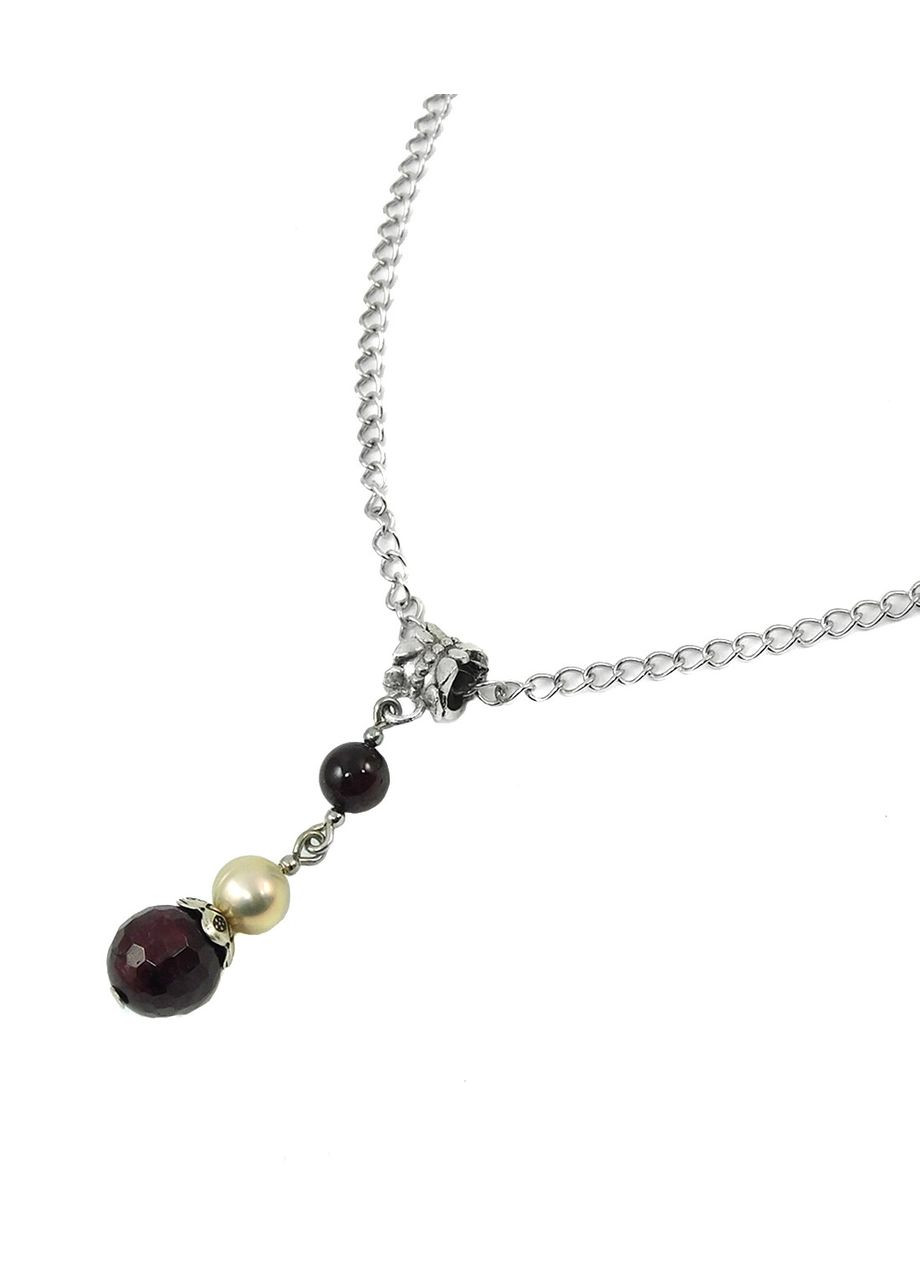 Эксклюзивная подвеска Гранат, Жемчуг Fursa fashion (322773974)