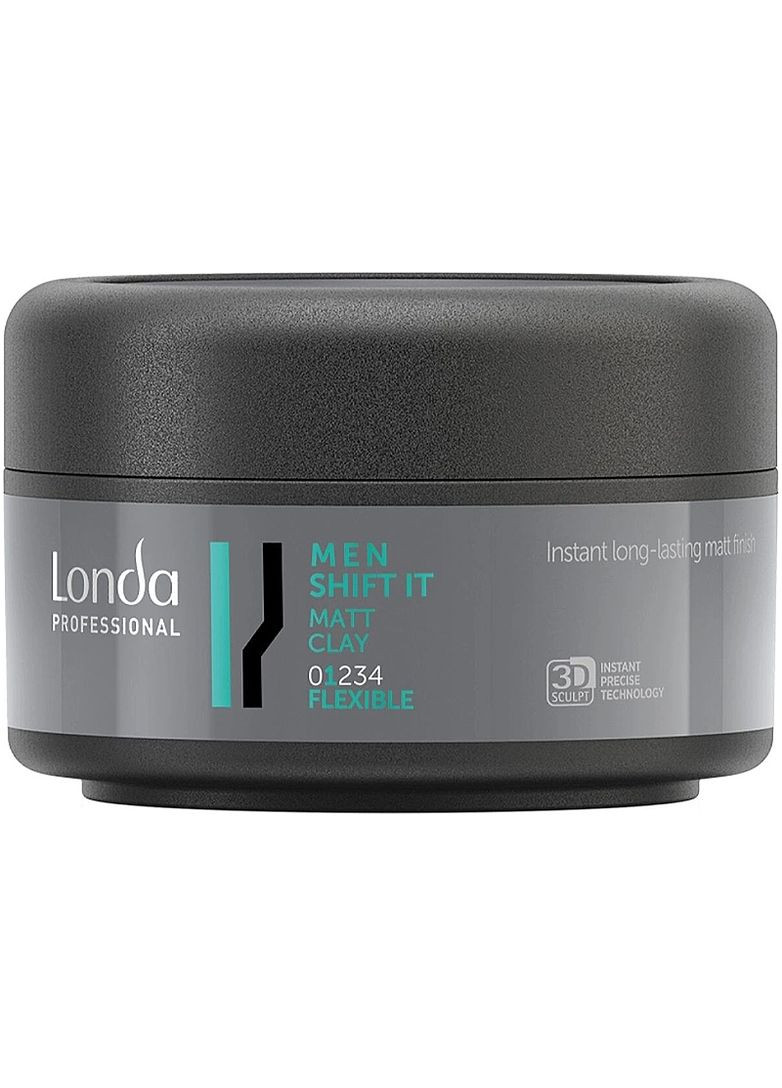 Матовая глина нормальной фиксации для волос Men Shift It Matt Clay 75ml (2-679286) Londa Professional (369789071)