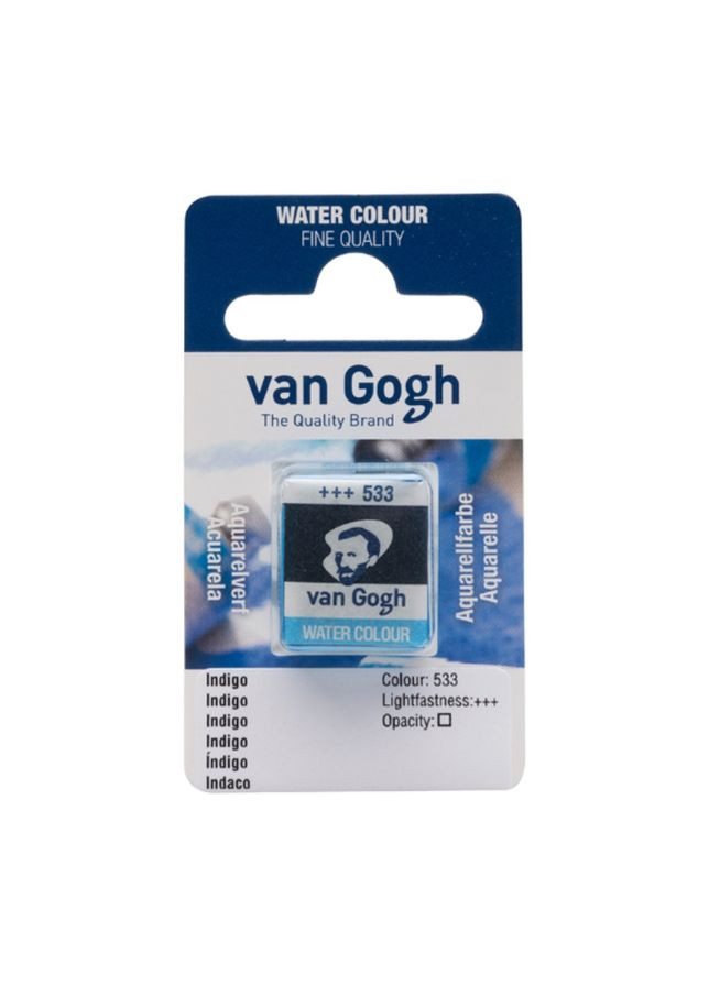 Краска акварельная (533) Индиго кювета Royal Talens Van Gogh (362586402)
