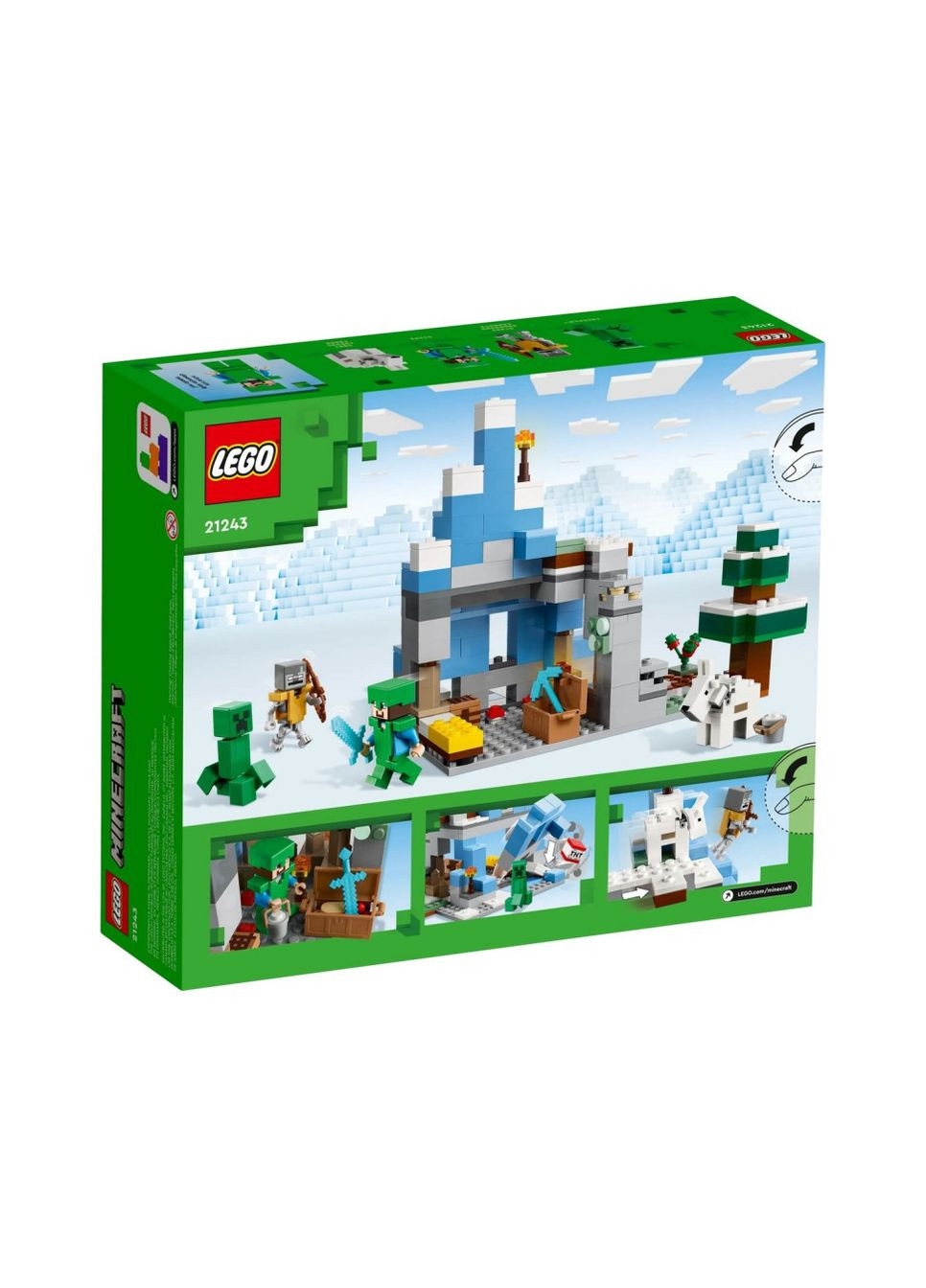 Конструктор Minecraft Замерзшие верхушки 21243 Lego (316694082)