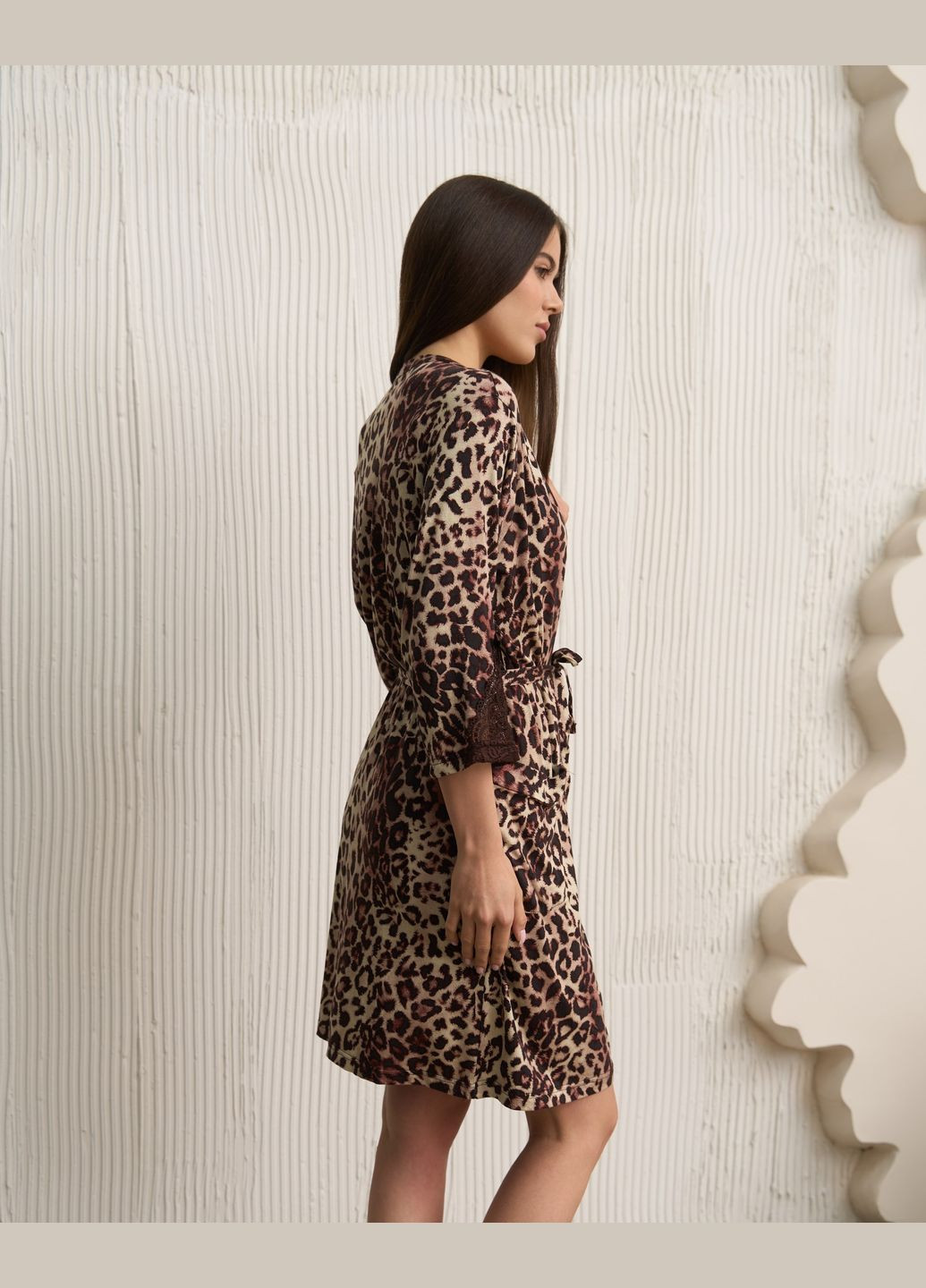 Комплект-тройка майка с шортиками+халат Nicoletta (317356127)