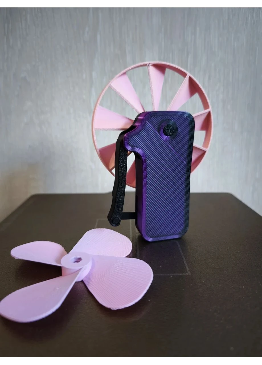 🌬️⚙️ Ручний Вентилятор із Механічним Приводом (Hand-Powered Mechanical Fan) 15 см 3D-друк No Brand (401020142)
