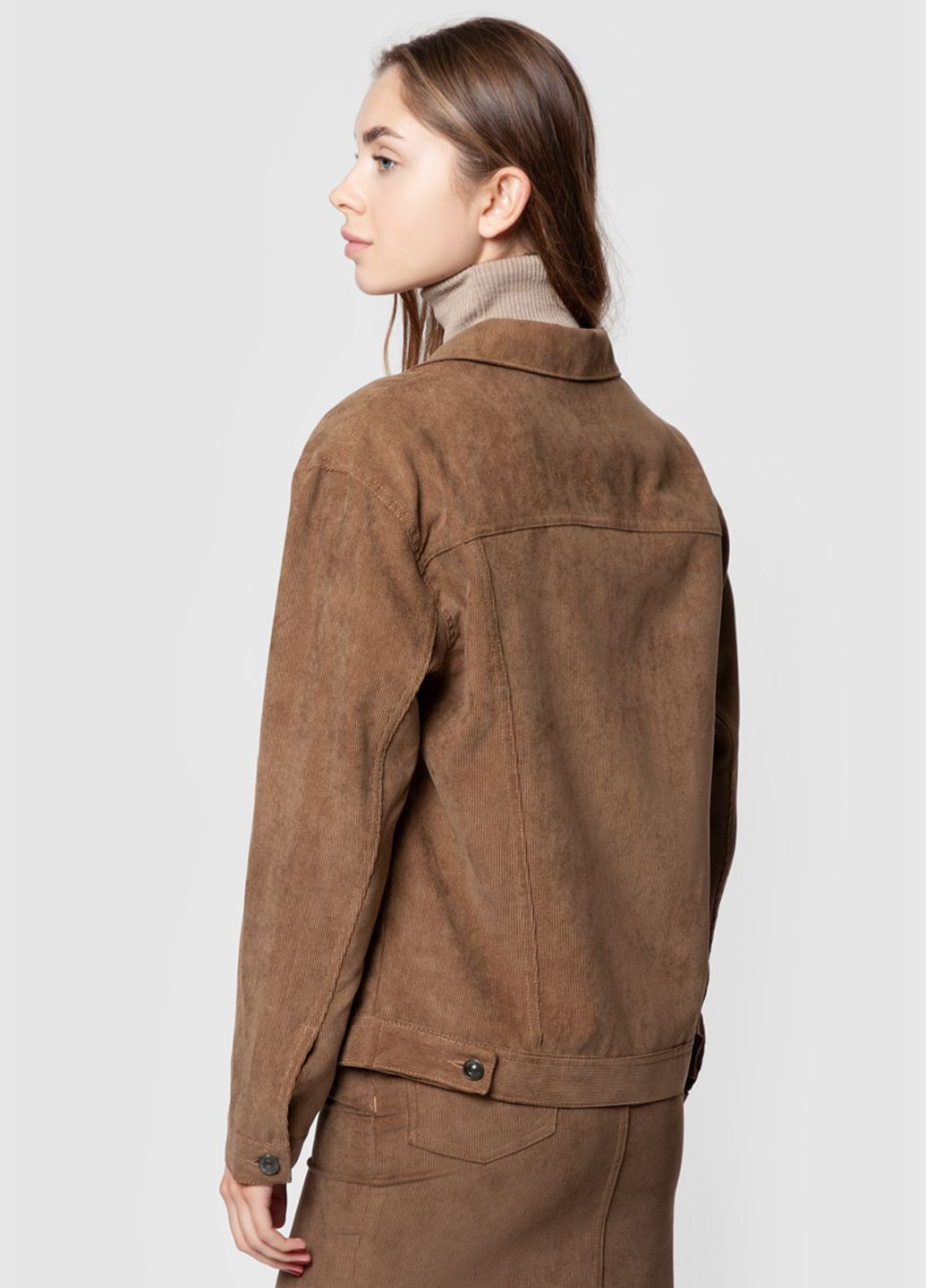Бежевая демисезонная куртка женская бежевая Arber Denim jacket W W-KRJ1
