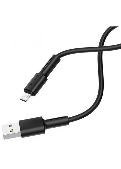 Кабель BX31 USB to Micro 2.4A, 1m, silicone, TPE connectors, (6931474710376) Borofone BX31 Soft silicone (360549910)