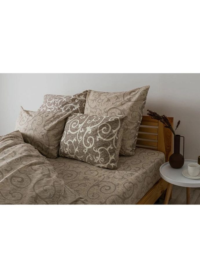 Постельное белье семейное Soft dreams Beige and White 2-03860-25169 150х215х2 см ТЕП (336328805)