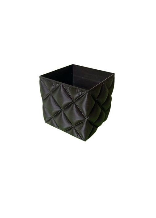 Ваза для цветов и кактусов цветочный горшок мини черная декоративная No Brand (314904663)