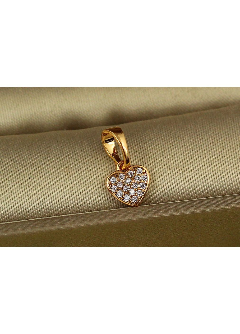 Кулон маленькое сердце 8 мм золотистый love-shopping Xuping Jewelry (355800608)