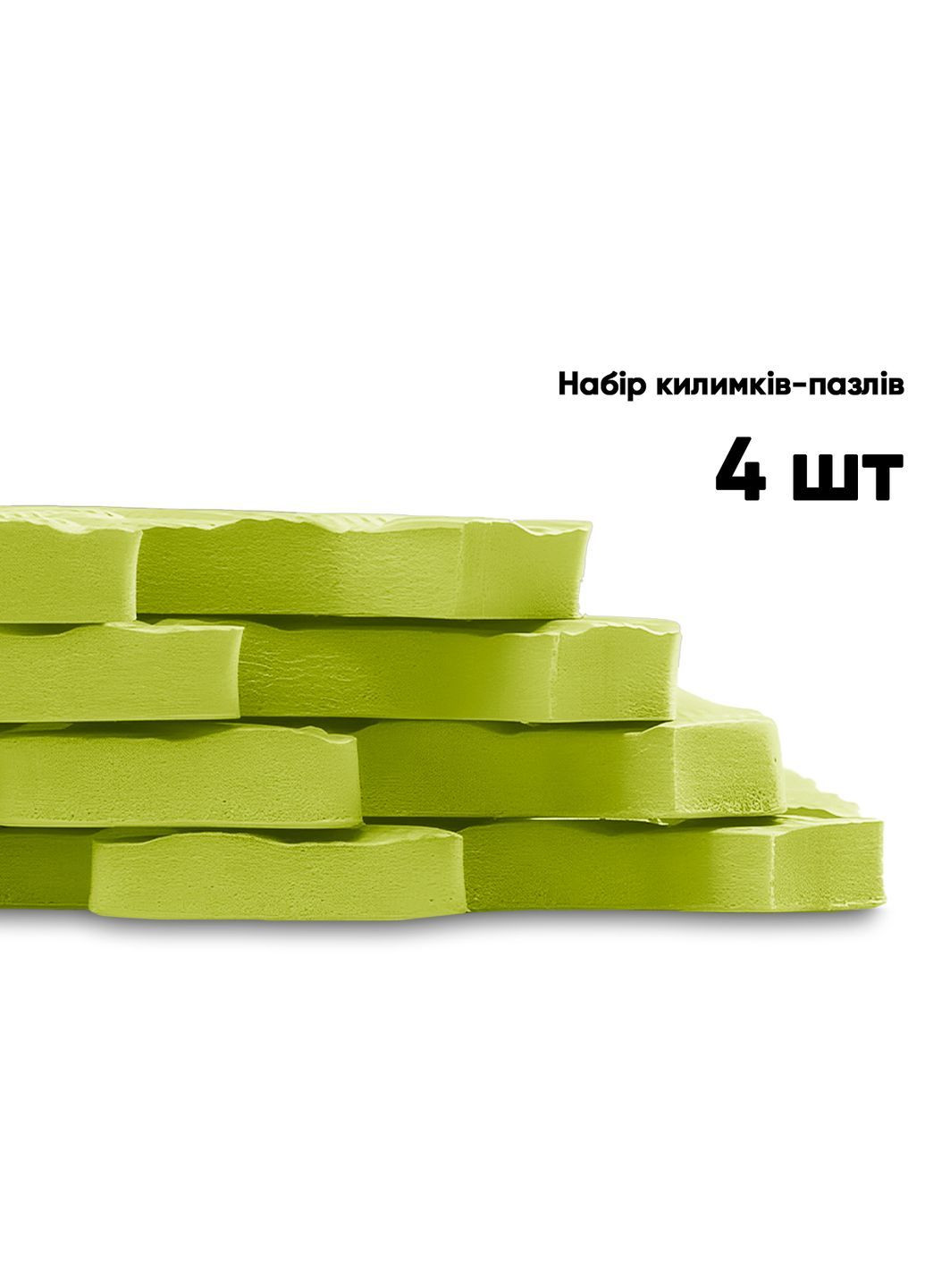 Татамі мат SwallowTail (60х60 см) пазл хвіст ластівки жовтий EasyFit (362034982)