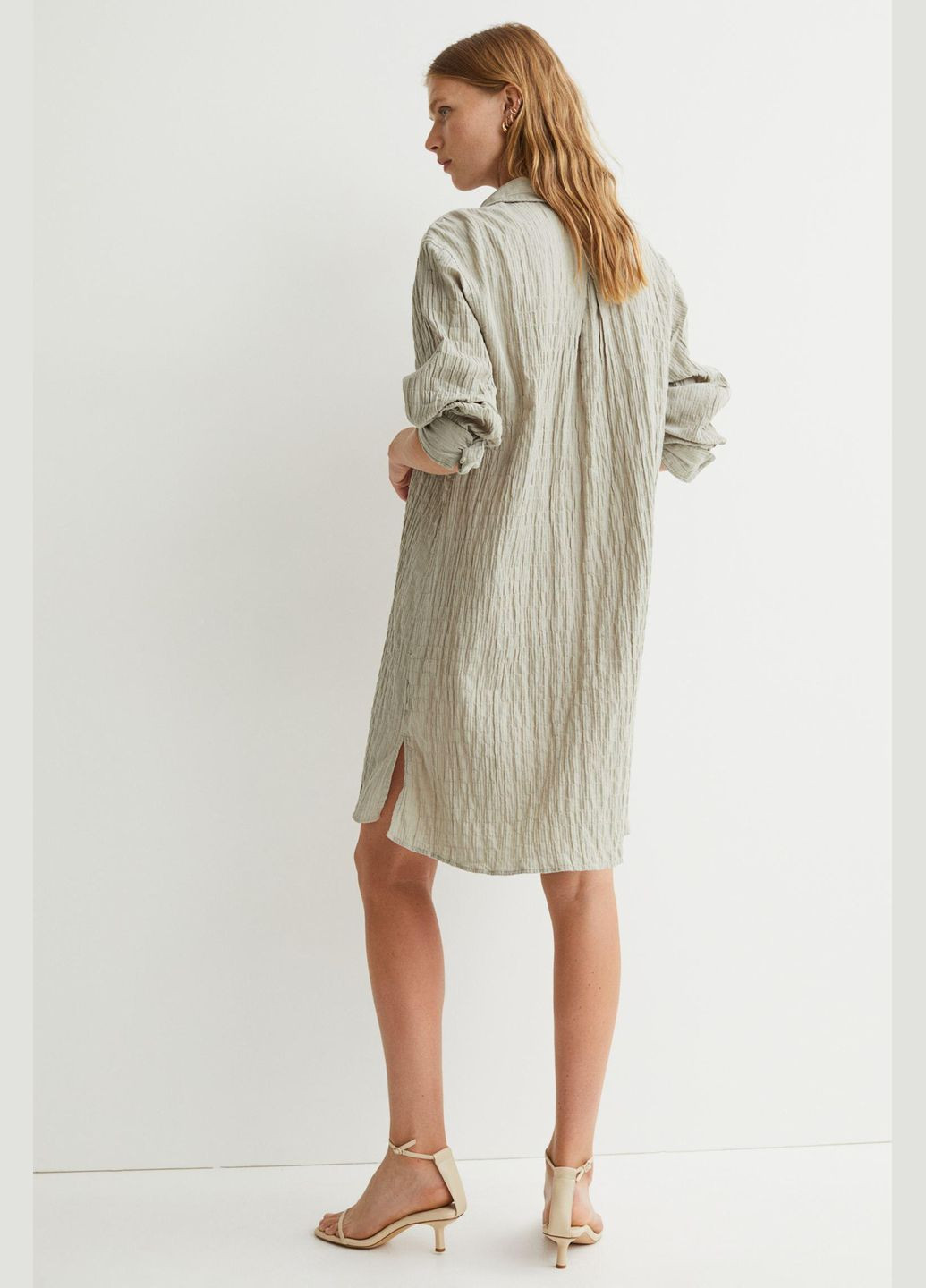 Мятное платье демисезон,бледно-мятный, H&M