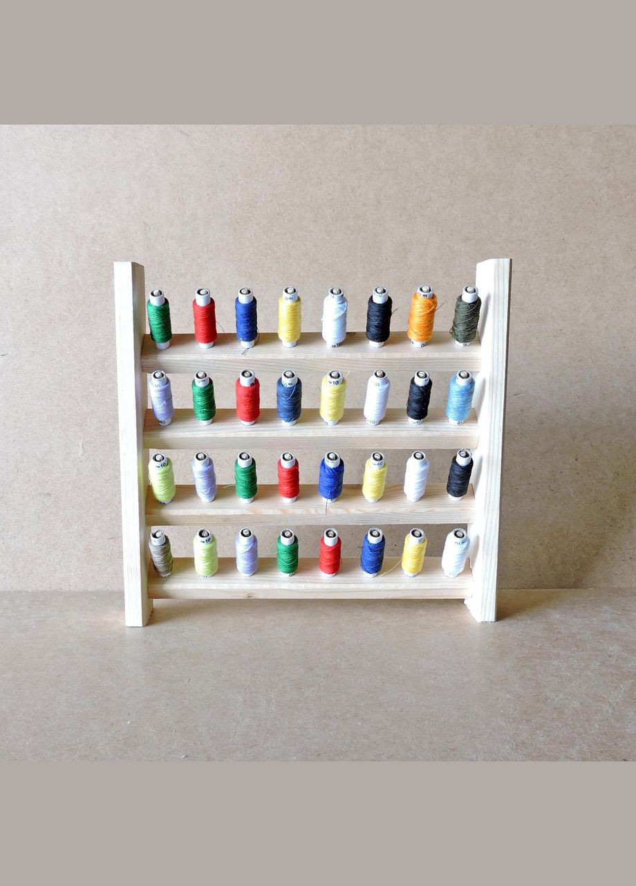 Органайзер для ниток з дерева Оксамит 32 (НТК-322900) No Brand (328911454)