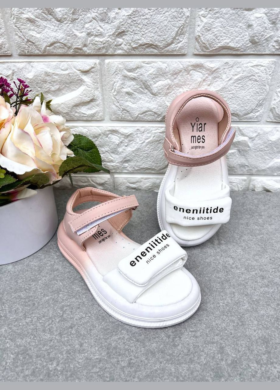 Розовые красивые спортивные босоножки для девочки W.Niko