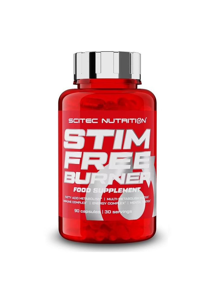 Жироспалювач Stim Free Burner, 90 капсул без стимуляторів Scitec Nutrition (322293175)