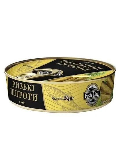 Шпроти Рижські в олії 160 г Fish Line (349811839)
