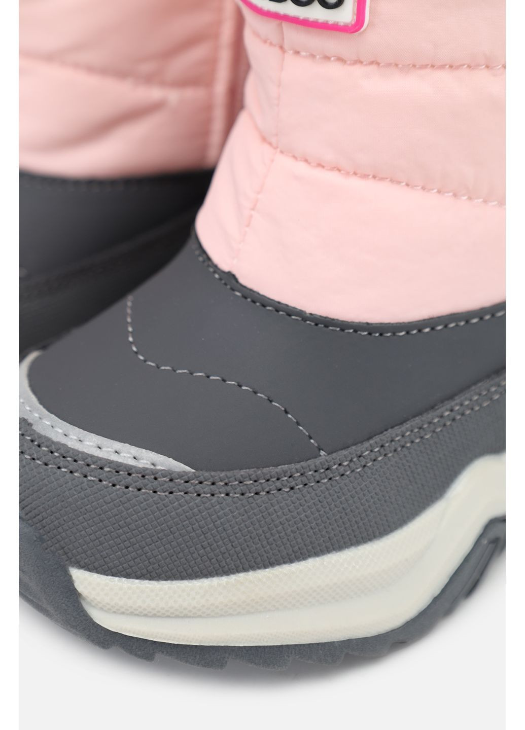 Розовые зимние дутики для девочки цвет розовый цб-00286681 Kimboo