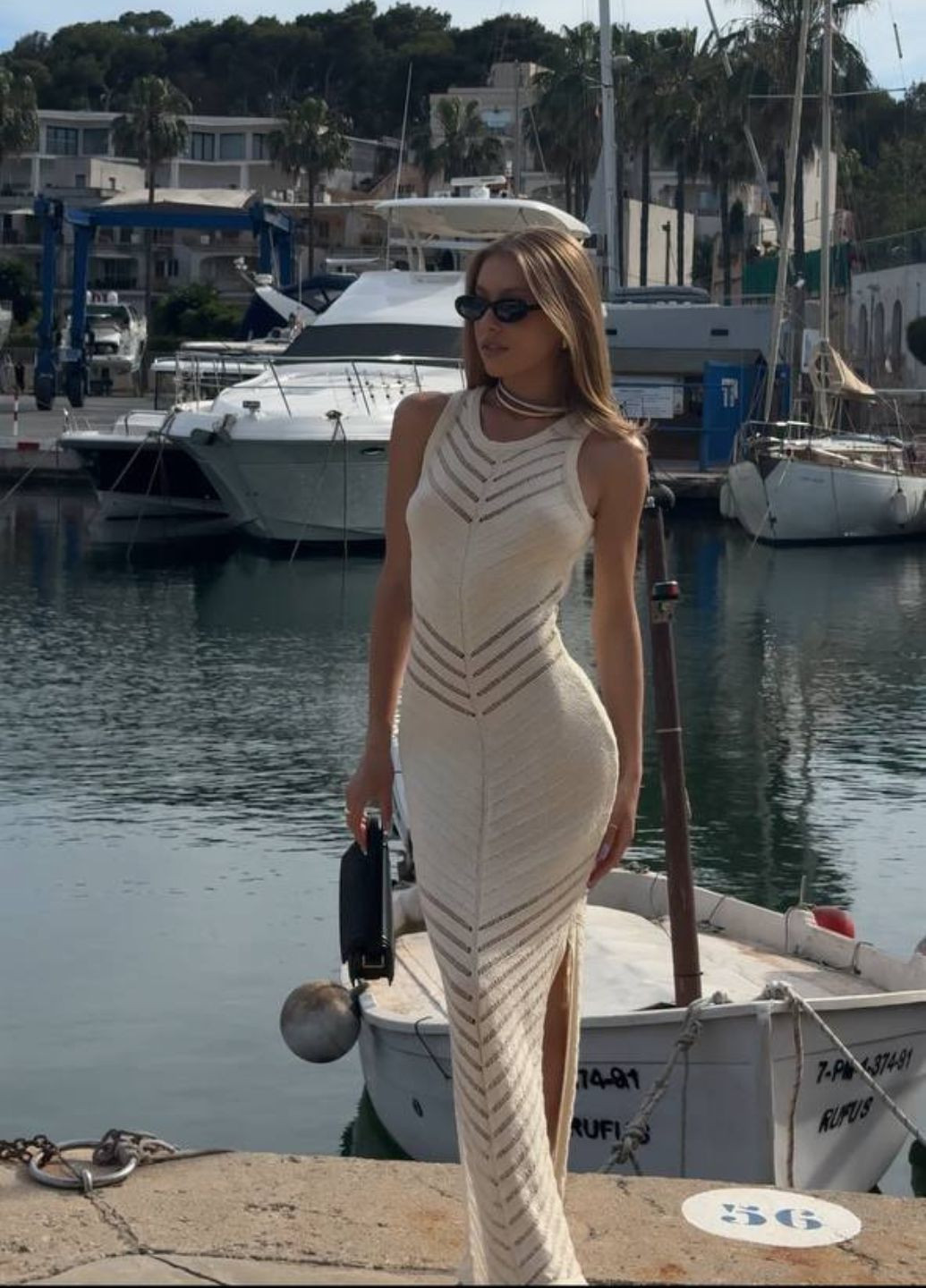 Белое повседневный макси платье с прозорными вставками силуэтная Tik-Tak однотонное