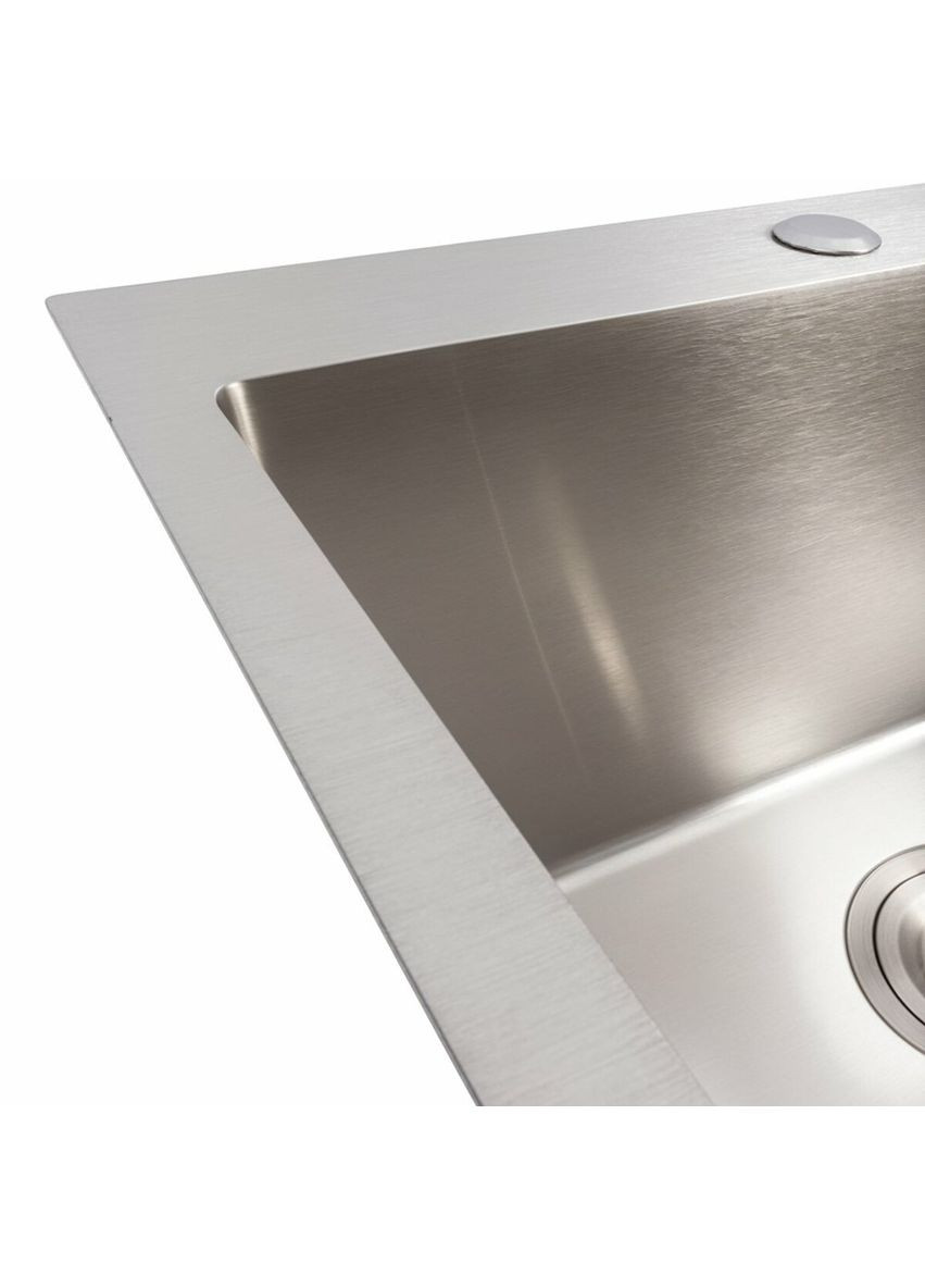 Кухонная мойка 50*45 нержавейка Handmade (сифон круглый, 3,0/0,8) Valeso (336936423)