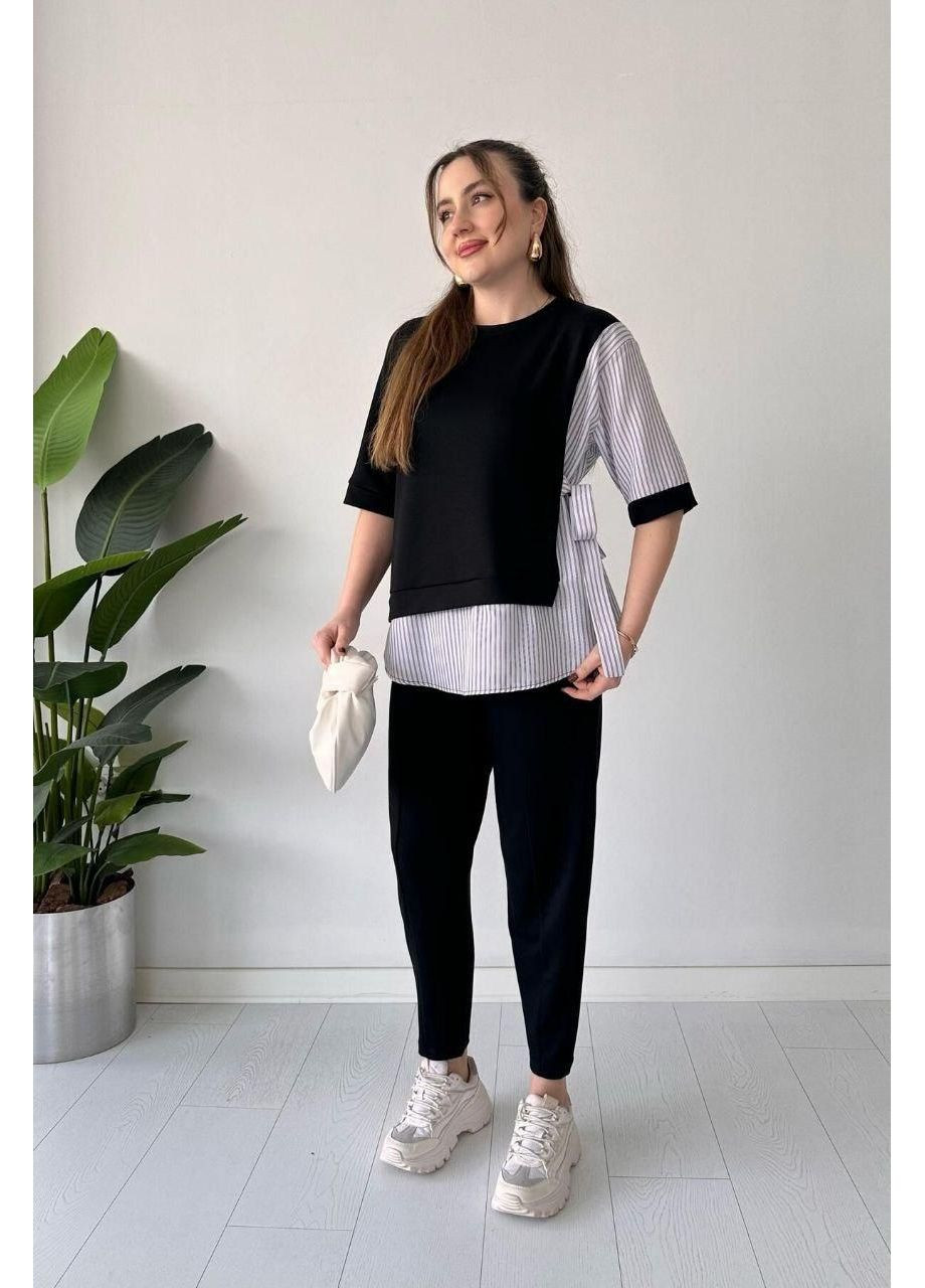 Костюм-двойка трикотаж и котон Sofia (360787681)