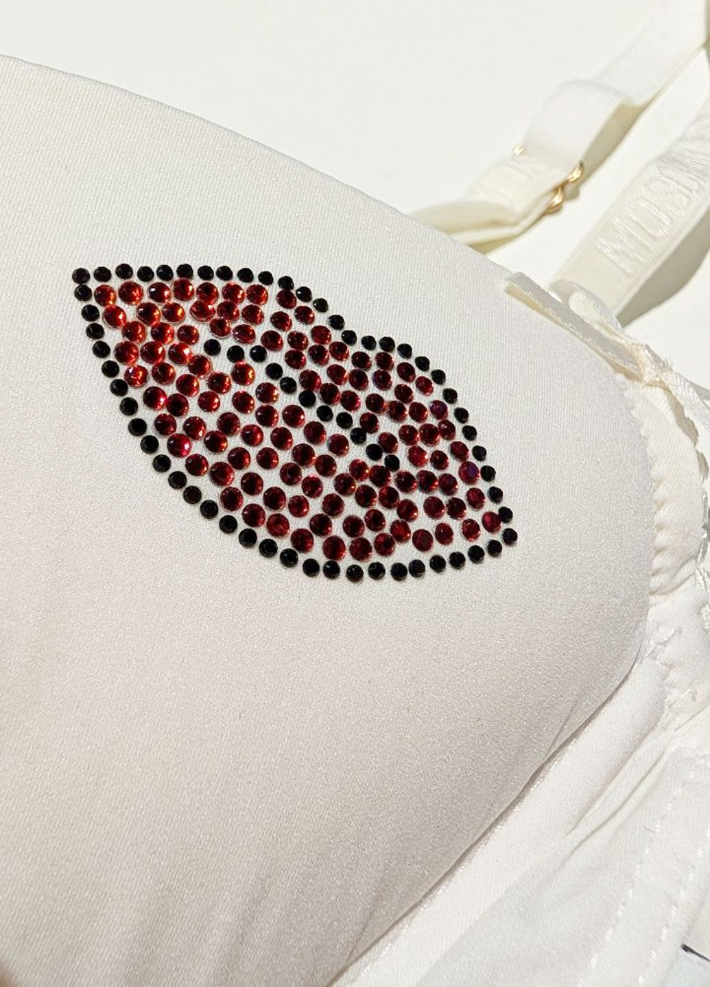 Белый бюстгалтер Moschino