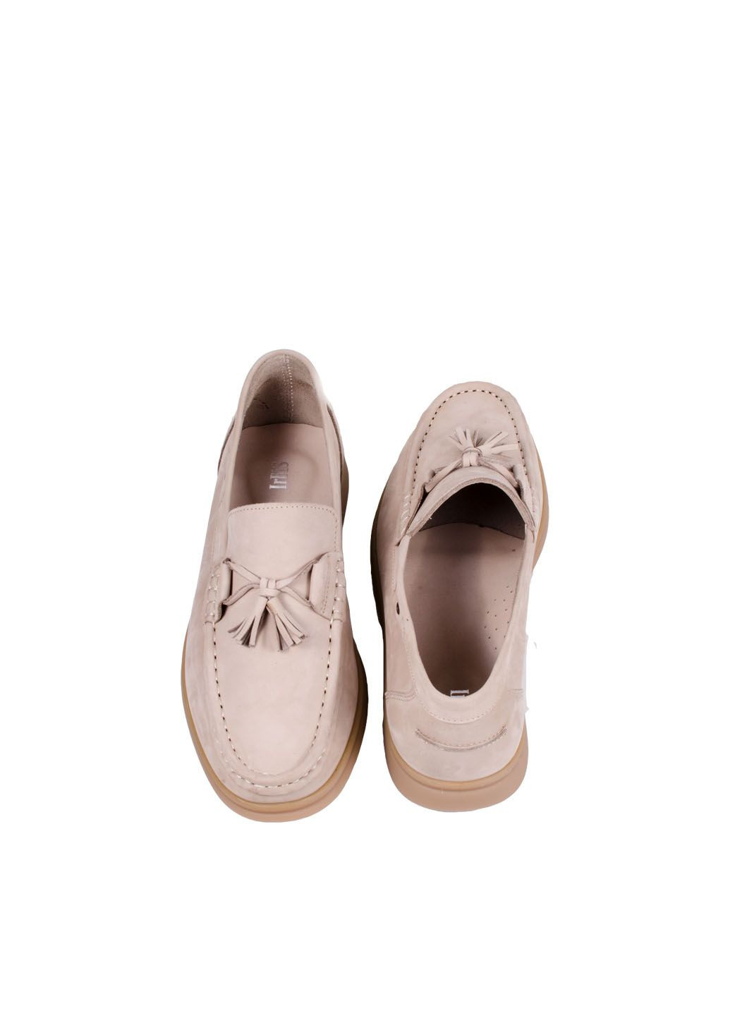 Бежевые мужские мокасины Irbis