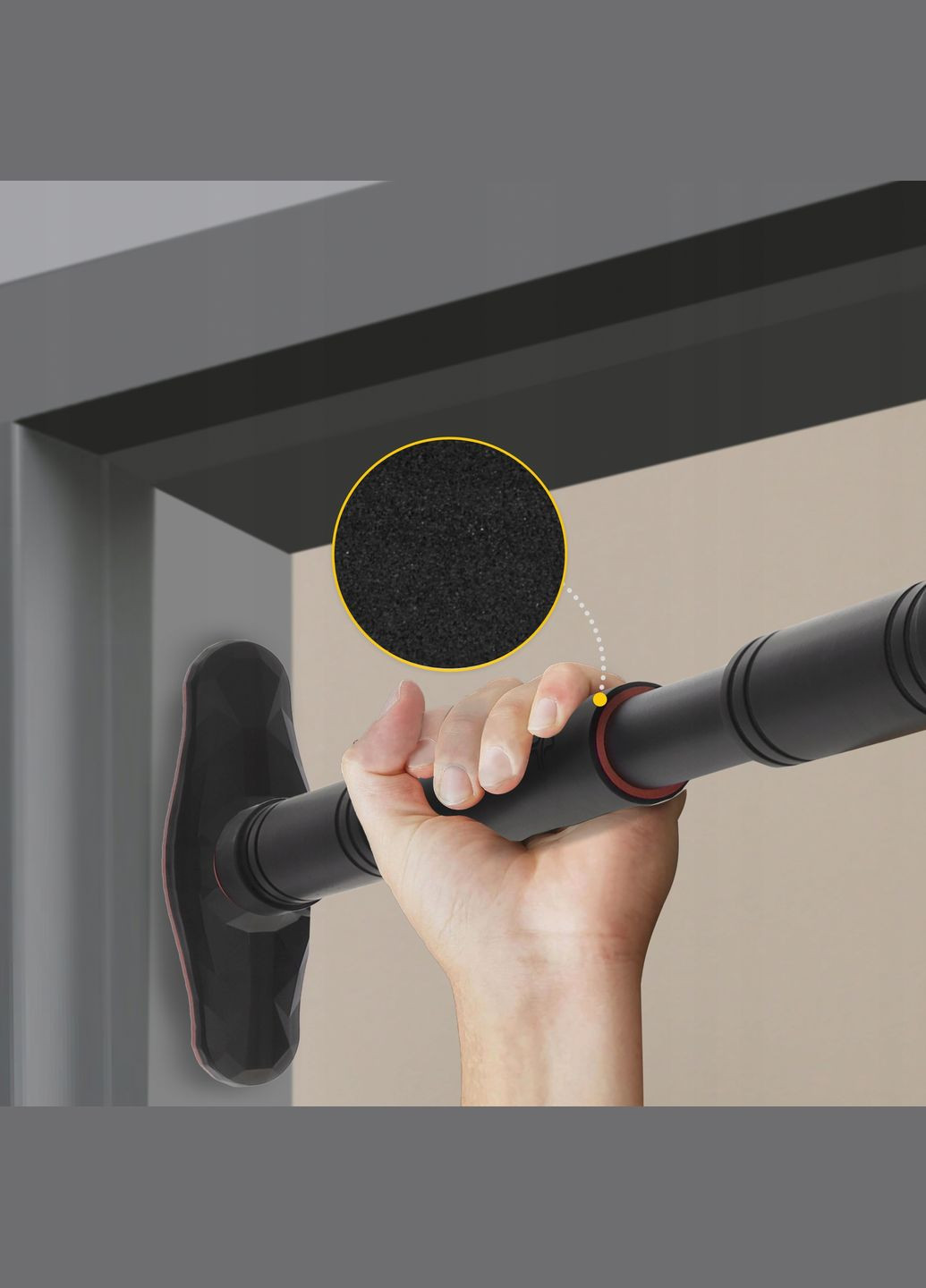 Турник раздвижной ULTRA 66-100 см Black/Red () 4FIZJO P-5905973400336 (324264867)