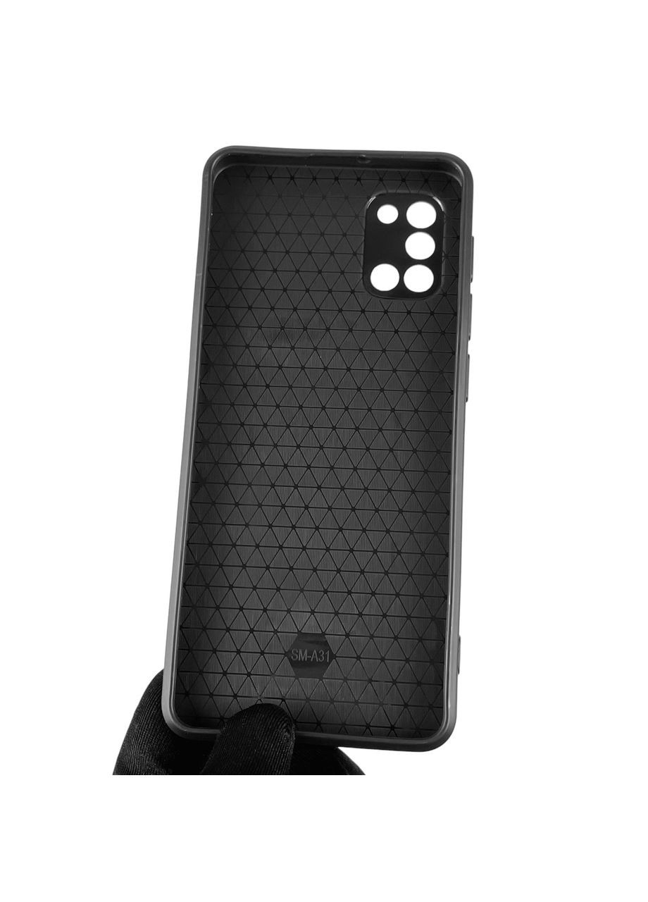 Чехол для Galaxy A31 (SM-A315F) бронированный с кольцом со шторкой на камеру на самсунг а31 чёрный rg1 Samsung (366022156)