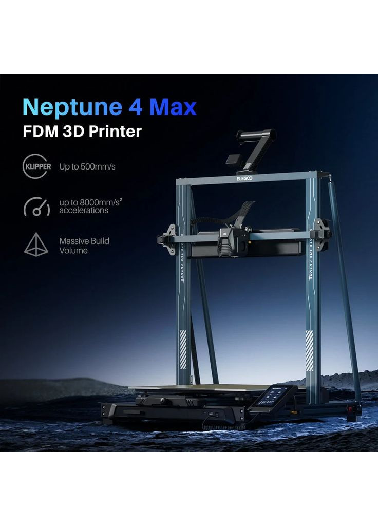 3D-принтер Neptune 4 Max/Европейская версия/ обновленная ревизия/ полный комплект Elegoo (370597238)